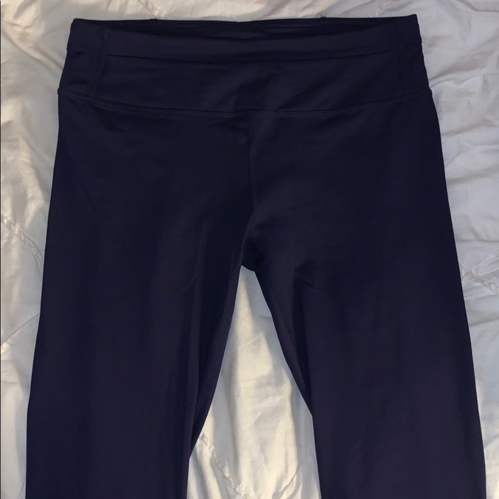 navy blue fabletics leggings